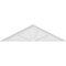 Ekena Millwork Peaked Cap 4 Spoke Architectural Grade PVC Pediment, 82"W x 21-1/2"H x 2"P (Pitch 6/12) PEDPS082X215PKC04 - alternate 4